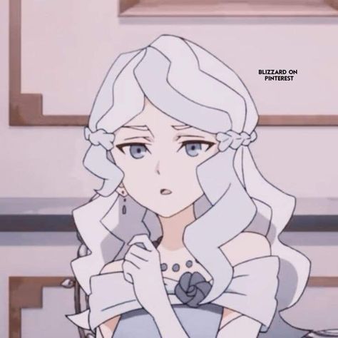 Diana Cavendish, Little Witch Academia, Witch Academia, White Hair, Anime Character, Witch, Hair, Anime, Blue