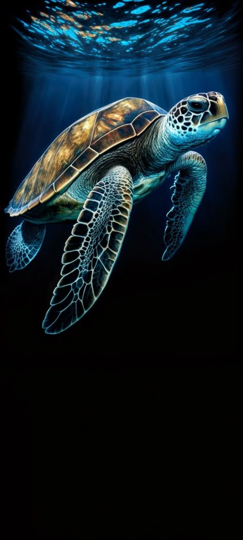 Sea Turtle Photography, Turtle Pfp, Turtles Aesthetic, Wallpaper Turtle, Turtle Aesthetic, Sea Turtles Photography, Sea Turtle Wallpaper, Ocean Creatures Art, Turtle Pictures