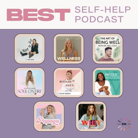 Ready to supercharge your personal development journey? Tune in to these 16 exceptional self-help podcasts that offer valuable insights, expert advice, and inspiring stories. With topics ranging from mental health to lifestyle, you'll find the perfect podcast to support and guide you on your path to self-improvement. Therapy Podcasts, Self Help Podcasts, Podcast Art, Dear Media, Radical Honesty, Youtube Business, Stories Of Success, Spiritual Advisor, Health Talk