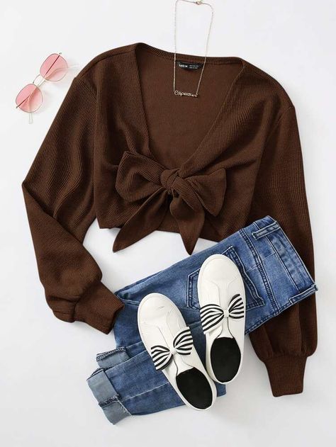 Forever 21 Outfits, Top Shein, Trendy Dress Outfits, Aesthetic Shirts, Korean Girl Fashion, Causual Outfits, Crop Top Outfits, Pinterest Fashion, Kpop Fashion Outfits