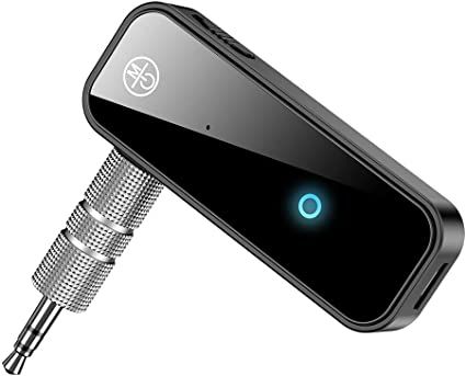 GMCELL Bluetooth 5.0 Adapter 3.5mm Jack Aux Dongle, 2-in-1 Wireless Transmitter/Receiver for TV Audio, Projector, PC, Headphone, Car Home Stereo Speakers, Iphone Speaker, Car Kits, Wireless Transmitter, Computer Camera, Bluetooth Transmitter, Car Audio Systems, Car Bluetooth, Wired Headphones