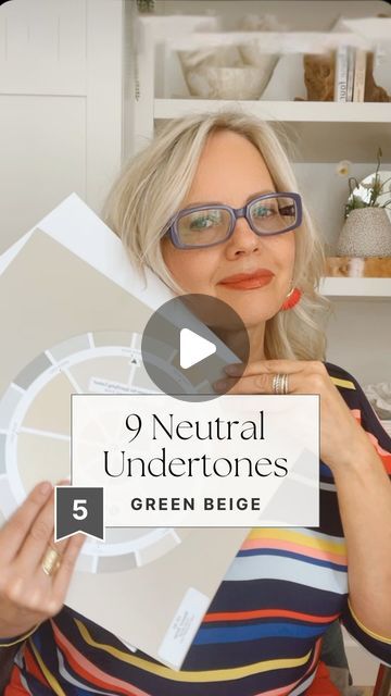 Beige Paint With Green Undertones, Green Living Rooms, Neutral Undertone, Maria Killam, Beige Paint, Colour Wheel, Neutral Undertones, Living Room Green, Green Interiors