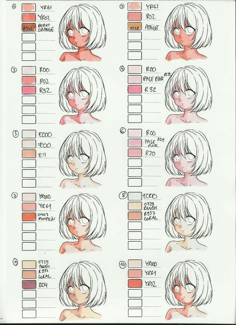 Copic Marker Techniques, Copic Marker Drawings Tutorials, Alcohol Marker Tips And Tricks, Shading With Markers, Ohuhu Marker Art Tutorials, Anime Copic Markers Drawings, Ohuhu Markers Color Chart, How To Color With Alcohol Markers, How To Color With Markers