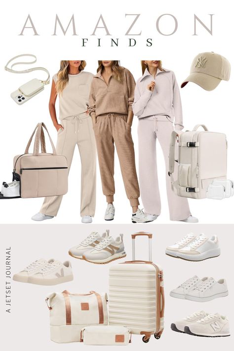 Find the best travel outfits from Amazon for your next trip! Whether you're looking for airport outfits with comfy matching sets or travel outfits for women that are stylish and functional, Amazon has it all. Opt for travel outfits with sneakers for those long walking days or travel outfits Europe fall for cooler destinations. Shop now for your ideal airport outfits fall and more travel essentials! 2 Piece Travel Outfit, Warm Travel Outfits, Comfortable Travel Outfit Long Flights, Comfy Travel Outfit Fall, First Class Travel Outfit, Outfits Europe Fall, Airport Outfit Fall, Travel Outfit Long Flights, Long Flight Outfit