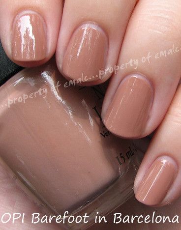 Barefoot In Barcelona Opi, Opi Barefoot In Barcelona, Nail Polish Colours, Coffee Nails, Nail Polish Ideas, Classy Acrylic Nails, Polish Ideas, Beauty Aesthetic, Nail Polish Colors