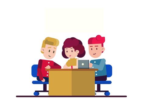 Teamwork by DeeKay Teacher Animation Gif, Success Gif Animation, Education Animation, Teamwork Images, Teamwork Illustration, Study Laptop, Free Receipt Template, Animated Video Maker, Cartoon Maker