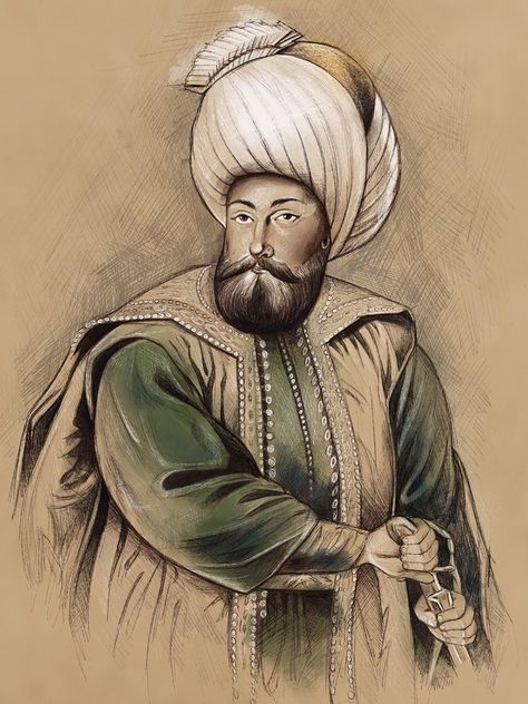 Osmanlı Beyliği'nin kurucusu Osman Gazi ve Malhun Hatun'un oğludur. Sarışın, uzun boylu ve mavi gözlü, halk tarafından çok sevilen, ulemaya saygılı, merhametli bir hükümdar olarak tanımlanır. Sık sık halkın arasına karıştığı ve dertlerini dinlediği söylenir. Ertugrul Ghazi, Fine Arts, Istanbul, Ottoman