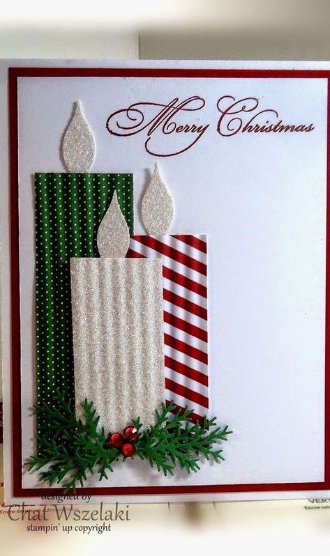 23 Creative Ways to Make Christmas Cards - Pretty Designs Paper Card Ideas, Make Christmas Cards, Elegant Christmas Cards, Handcrafted Christmas Cards, Christmas Greeting Cards Handmade, Traditional Christmas Cards, Christmas Cards Kids, Card Decoration, Family Christmas Cards