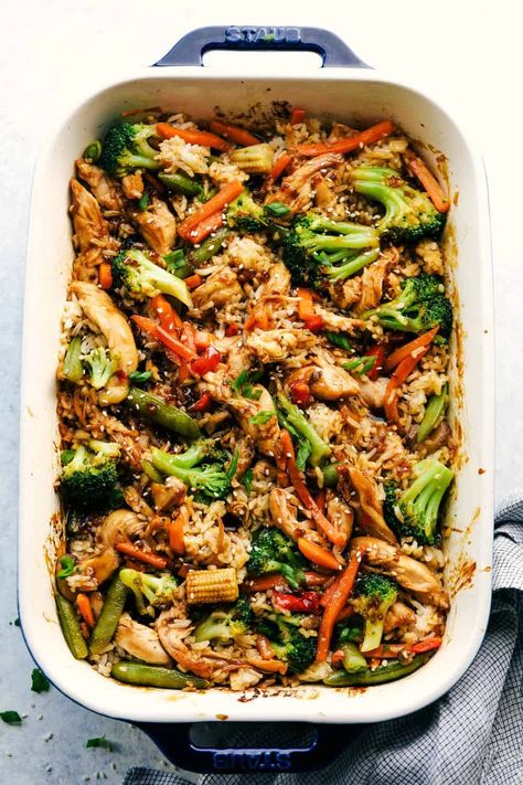 Meal Portions, Teriyaki Chicken Casserole, Baked Teriyaki Chicken, Easy Chicken Casserole Recipes, Easy Teriyaki Chicken, Slow Cooker Teriyaki Chicken, Slow Cooker Teriyaki, The Recipe Critic, Recipe Critic