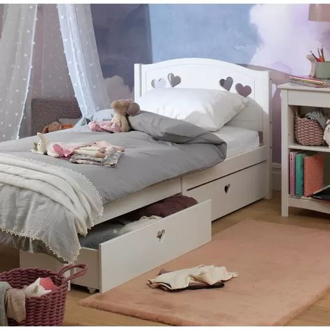 Results for mia Bed Designs In Wood, Pink Kids Bedding, Girls Single Bed, White Kids Bed, Kids Bedroom Furniture Sets, Underbed Storage Drawers, Single Bed Frame, Kids Beds, Bed With Drawers