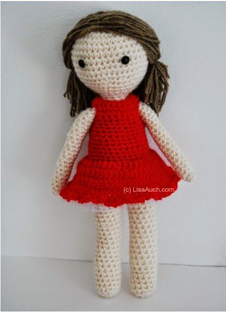 Free Crochet Patterns and Designs by LisaAuch: Free Crochet Amigurumi Doll Pattern (Basic Crochet Doll Pattern) Free Crochet Amigurumi, Doll Patterns Free, Crochet Baby Hat Patterns, Amigurumi Doll Pattern, Crochet Dolls Free Patterns, Basic Crochet, Crochet Vintage, Crochet Booties, Haken Baby