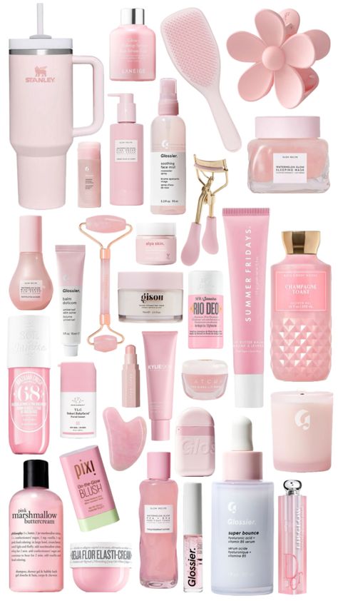 🌸🎀🩷 #fyp #skincare #makeup #beauty #preppy #pink Girly Christmas Gifts, Preppy Makeup, Preppy Skincare, Makeup List, Sephora Skin Care, Pink Lifestyle, Preppy Pink, Eye Makeup Pictures, Perfect Skin Care Routine