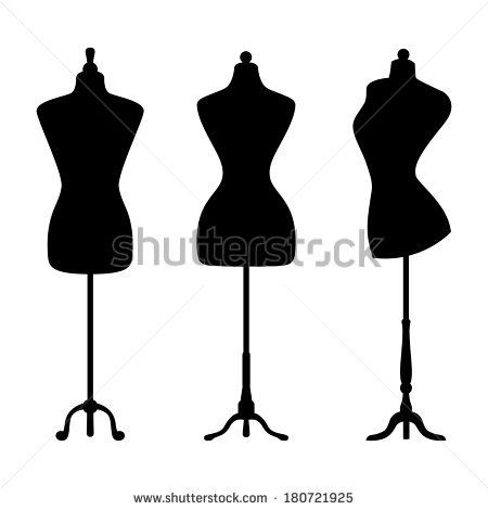 Futuristic Typography, Silhouette Mode, Princess Silhouette, Fashion Design Template, Vintage Mannequin, Dress Card, Fashion Illustrations Techniques, Dress Form Mannequin, Fashion Silhouette