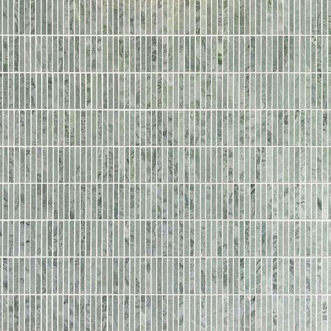 Viviano | Emerald Shores Stack Marble Mosaic Tile, 12 x 12, Green, 10 mm Thick - Floor & Decor Floor Boxes, Pool Chlorine, Marble Mosaic Tiles, Wall Boxes, Marble Colors, Tile Installation, Marble Mosaic, Mosaic Designs, Shower Floor