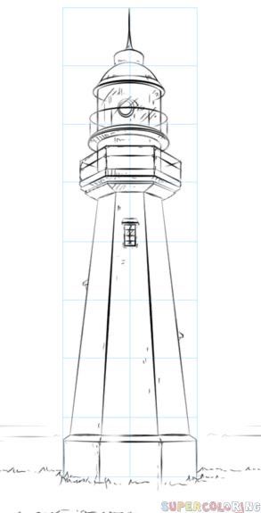 Draw A Lighthouse, Bill Drawing, Piercings Black, Painting Tattoos, Lighthouse Drawing, Piercings Ear, Lighthouse Painting, Face Paintings, Lighthouse Art