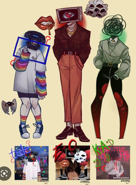 Kidcore Character Design, Weirdcore Character Design, Dreamcore Character, Object Head Oc, Kidcore Drawings, Kidcore Oc, Kidcore Fashion, Object Head, Kidcore Art