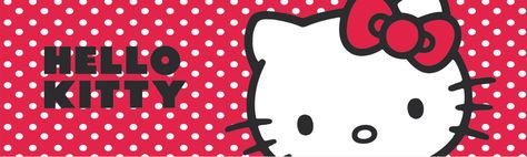 HELLO KITTY Hello Kitty Banner, Hello Kitty Poster, Kitty Banner, Discord Ideas, Banner Discord, Header Banner, Hello Kitty Pictures, Hello Kitty Wallpaper, Sanrio Characters