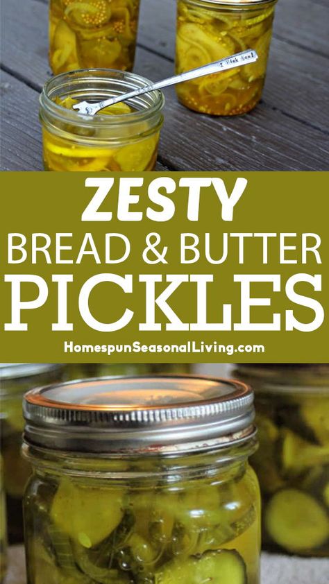 Zesty Pickle Recipe, Hamburger Pickles Homemade, Best Bread And Butter Pickle Recipe, Sweet And Sour Pickles Recipe, Canning Goals, Bread Butter Pickles, Refridge Pickles Bread And Butter, Easy Bread And Butter Pickles, Zesty Bread And Butter Pickle Recipe