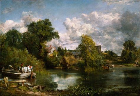 Biography of John Constable, British Landscape Painter John Constable Paintings, John Constable, Albert Bierstadt, Francisco Goya, Caspar David Friedrich, National Gallery Of Art, White Horses, British Art, Landscape Artist