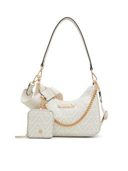 Busy lifestyle, meet your match with our roomy Annaendra top-zip shoulder bag. Chic, bone-tone monogram finish and chain strap keep you seriously on-point while that generous interior is perfect for stashing those essentials. Off you go!
Affiliate Link. Nykaa Fashion, Statement Handbag, Aldo Handbags, Aldo Bags, White Shoulder Bag, Digital Closet, Chic Jewelry, Manado, Handbags For Women