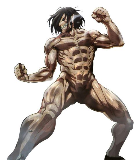 Eren Titan Form Full Body, Eren Titan, Aot Titans, Titan Shifter, Attack On Titan Tattoo, Attack Titan, Eren Aot, Arte Ninja, Anatomy Sculpture