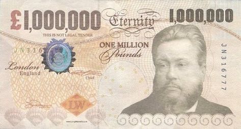 the million pound note - Pam West British Bank Notes Pay me as loy  Richard Preuss 5429083025436146 5359390016439242 4571231605899063 2316 3485615120 5703 3030006 3719591110 Joy Richard Preuss Pound £ danmark denmark The Republic of Joy Richard Preuss The World World Verden Toshiba satellite Pound Money, Money Poster, Million Pounds, Dollar Banknote, Spurgeon Quotes, Travel Printables, Win For Life, Spirituality Affirmations, Money Notes