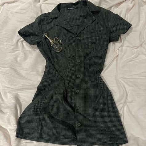 Brandy Melville Dress 懶 Dark Girly Aesthetic, Girly Aesthetic Outfit, Brandy Dress, Cute Picnic, Cute Shoulder Bag, Picnic Day, Brandy Melville Dress, Brown Knee High Boots, Girly Aesthetic