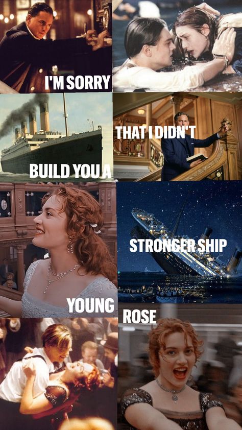 #titanic 🤍 Titanic Quotes Wallpaper, Rose Sayings, Black 90s Movies Aesthetic, Titanic Funny, Titanic Quotes, Titanic Kate Winslet, 80s Aesthetic Wallpaper, Jeremiah 3, Titanic Rose