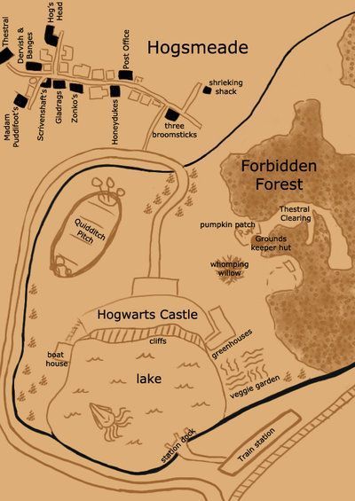 Hogwarts Grounds, Hogwarts Map, Forbidden Forest, Hogwarts, Books Wattpad, Castle, Wattpad, Forest, Map