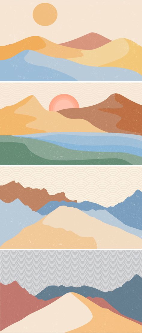 background, mountain, desert, landscape, abstract, nature, japanese, vector, adventure, art, artistic, asian, decoration, design, forest, hand-painted, hill, illustration, oriental, ornament, paint, panorama, retro, scene, shape, texture, traditional, vintage, Japan, Painting, Minimalist Vector Art Minimalist, Simple Art Landscape, Japanese Minimalist Painting, Desert Mountains Drawing, Landscape Minimalist Background, Abstract Asian Art, Abstract Desert Landscape, Minimal Landscape Illustration, Minimalistic Landscape Painting