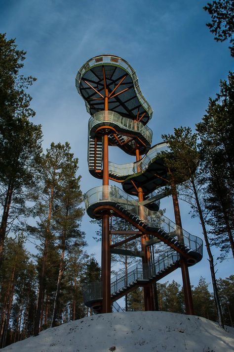 Observatory Tower, Observation Tower, Landscape Structure, Lookout Tower, Tower House, Tower Design, Layout Architecture, Urban Furniture, Watch Tower