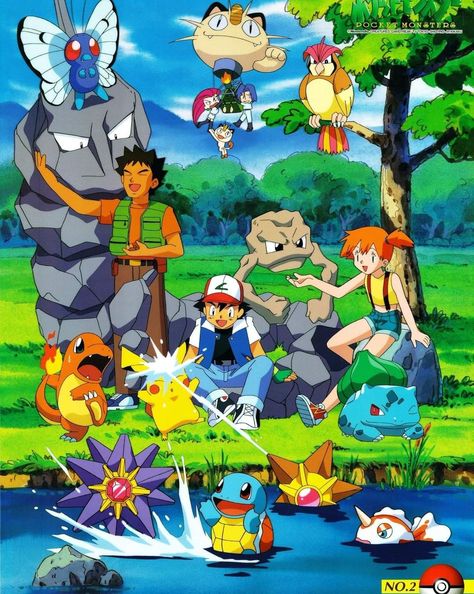 Goldeen Pokemon, Pokemon Indigo League, Pokemon Vs Digimon, Indigo League, Kartu Pokemon, Pokemon Original, Photographie Indie, Ash And Misty, Pokemon Poster