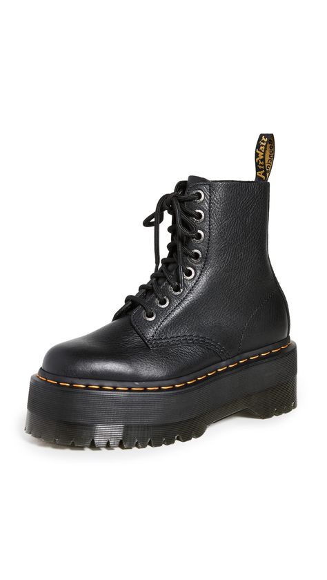 Classic Doc Martens, Doc Marten Platform, Doc Martens Combat Boots, Platform Doc Martens, Doc Martens 1460, Doc Martens Black, Dr Martens 1460 Pascal, Platform Combat Boots, Dr Martens Womens