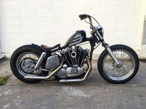 Sportster Cafe Racer, Ironhead Sportster, Old School Motorcycles, Sportster Chopper, Sportster Motorcycle, Мотоциклы Harley Davidson, Custom Motorcycles Bobber, Sportster Bobber, Old School Chopper