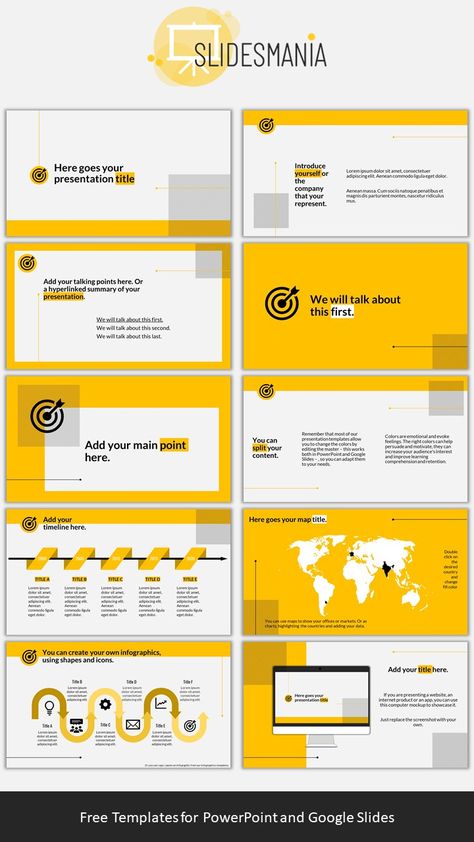 Yellow Presentation Design, Simple Presentation Design, Yellow Presentation, Ppt Template Design, Presentation Slides Design, Powerpoint Slide Designs, Presentation Deck, Presentation Design Layout, Simple Template