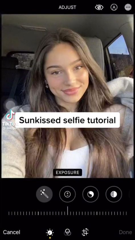 Sunkissed Selfie, Selfie Tutorial, Iphone Photo Editing, Selfie Poses Ideas, Iphone Selfie, Vintage Photo Editing, Photography Tips Iphone, Phone Photo Editing, Learn Photo Editing