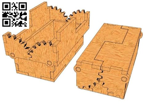 Cool box file cdr and dxf free vector download for Laser cut CNC – Download Free Vector Box Cnc, Wood Laser Ideas, Cnc Router Projects, Box Vector, Diy Laser Cut, Router Projects, Box File, Laser Cut Box, Laser Cut Wood Crafts