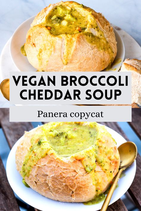 Vegan Brocolli Cheese Soup, Vegan Cheddar Broccoli Soup, Broccoli Cheddar Soup Panera, Vegan Broccoli Cheese Soup, Vegan Broccoli Cheddar Soup, Vegan Broccoli Soup, Soups Vegan, Creamy Broccoli Cheddar Soup, Vegan Broccoli