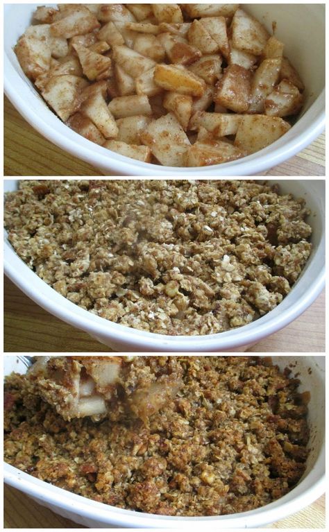 Asian Pear Crisp Recipe, Asian Pear Crisp, Asian Pear Recipes, Pear Dessert Recipes, Asian Pears, Comfort Food Desserts, Pear Crisp, Pear Pie, Canned Pears