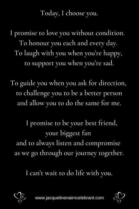 Vows To Future Husband, Vows To Boyfriend, Vow Inspiration Wedding, Engagement Vows Quotes, Common Wedding Vows, Ceremony Vows Script, I Vow To Love You, Wedding Vows Best Friend, Wedding Vows Letter