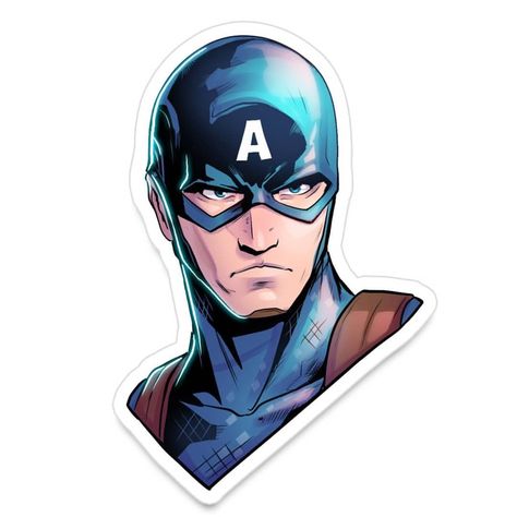 15/50 Captain America. Sticker slap cap. Slaptain America. . . . . . #avengers #captainamerica #stickerslap #infinitywar #Marvel #marvelcomics #comic #comicart #artist #sticker #portrait #illustration Marvel Universe Art, Chibi Marvel, Comics Anime, Marvel Drawings, Tumblr Stickers, Marvel Comics Wallpaper, Marvel Comic Character, Marvel Wallpaper, Dc Heroes