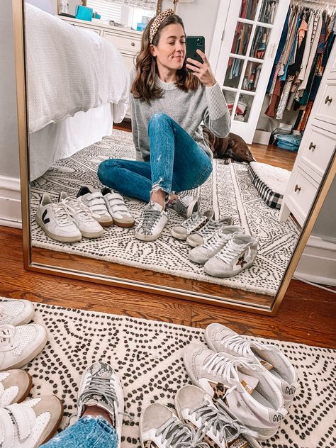 My Most Loved Sneakers — Hello Adams Family Veja Sneakers Outfit, Sneaker Trends, Sneakers Outfit Summer, Most Comfortable Sneakers, Golden Goose Superstar, Adams Family, Winter Closet, Velcro Sneakers, Veja Sneakers