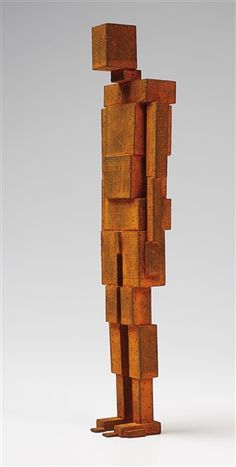 Antony Gormley Sculptures, Wood Sculpture Art, Antony Gormley, Wood Art Projects, Metal Art Sculpture, Wood Carving Art, Wooden Sculpture, Welding Art, Scrap Metal Art