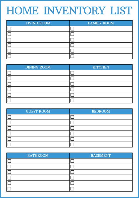 Home Inventory Printable Checklist Inventory Checklist Template, Master Grocery List Template, House Cleaning Checklist Printable, Grocery Shopping List Template, Master Grocery List, Inventory Printable, Shopping List Template, Grocery Planning, Inventory List
