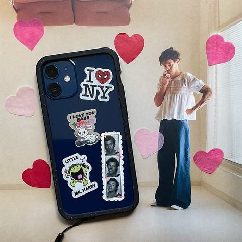 Stickers from Lovers In Lace. Harries. Pela Case. Phone Case Aesthetic. Harry’s House. iPhone 12 mini aesthetic. Iphone 12 Mini Aesthetic, Casetify Iphone Case, Pretty Ear Piercings, Iphone Case Stickers, Clear Phone Case, I ❤ Ny, Case Stickers, Mini Case, Iphone Phone Cases