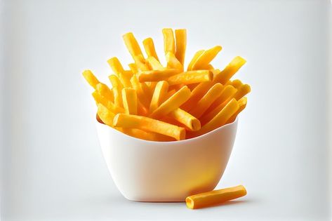 Photo french fries product red box many ... | Premium Photo #Freepik #photo #french-fries-potato #potato-fries #frites #french-fry French Fries Bowl, Potato Bowl, Red Bowl, French Fry, Health Dinner, Potato Fries, Health Dinner Recipes, Fried Potatoes, French Fries