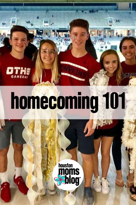 Houston Moms Blog "Homecoming 101" #houstonmomsblog #momsaroundhouston Homecoming High School, Homecoming Floats Freshman, Fall In Houston Texas, Texas Homecoming Overalls, Moving To Houston Texas, Texas Highschool Mums, Texas High School, High Schools, Mom Blogs