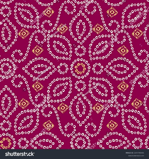 Seamless Decorative Geometric Patoda Badhani Background Stock Illustration 2257740301 | Shutterstock Badhni Design Kurti, Badhni Pattern, Badhani Design, Ajarak Pattern, Chunri Pattern, Sari Pattern, Imvu Textures, Bandhani Pattern, Digital Print Textiles