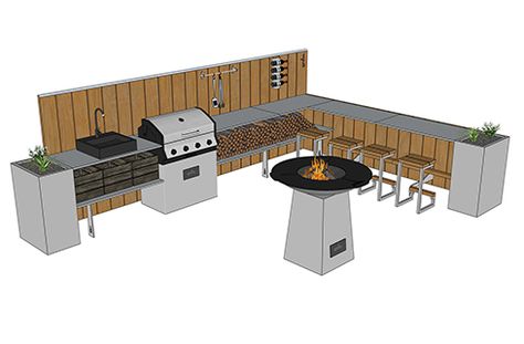 Layouts, pricing & CAD — Grillo Outdoor Kitchens Barbeque Area Ideas Outdoor, Barbecue Ideas, Bbq Areas, Fireplace Patio, Resto Bar, Cosmic Design, Arch Molding, Outdoor Grill Station, Barbecue Design