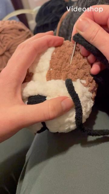 How To Sew Eyes On Crochet Animals, How To Make Eyes On Crochet Animals, How To Make Eyes With Yarn, Yarn Eyes Amigurumi, Embroidered Animal Eyes, How To Stitch Eyes On Amigurumi, Amigurumi Sewn Eyes, How To Make Crochet Eyes, How To Add Eyes To Crochet